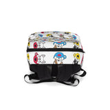 Pug Print Color Backpack