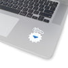 Gleam Sticker, white