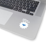 Gleam Sticker, white