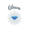 Gleam Sticker, white