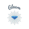 Gleam sticker, transparent