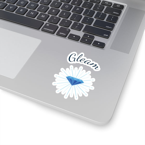 Gleam Sticker, white