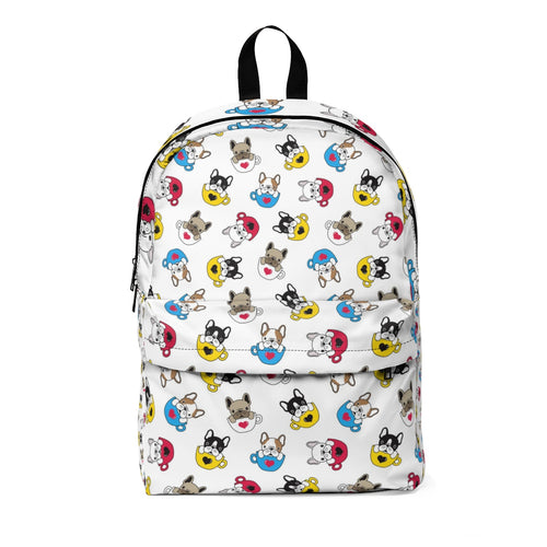 Pug Print Color Backpack