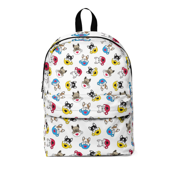 Pug Print Color Backpack