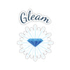 Gleam sticker, transparent