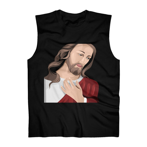 Men's Ultra Cotton Sleeveless Jesus Shirt