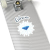 Gleam Sticker, white