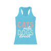 Cats rule dogs drool shirt