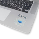 Gleam Sticker, white