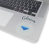 Gleam Sticker, white