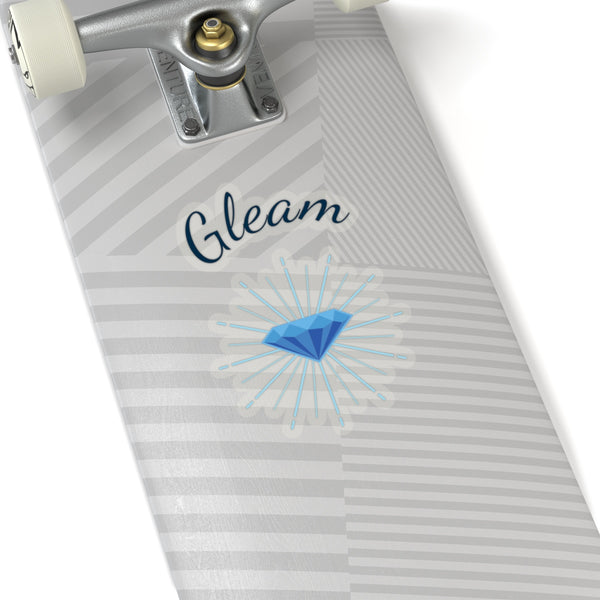 Gleam Sticker, white