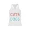 Cats rule dogs drool shirt