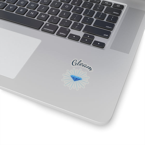 Gleam sticker, transparent